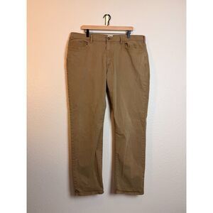 Flint and Tinder 365 Pants Men’s 40x32 Khaki Slim Fit Stretch Chino Huckberry